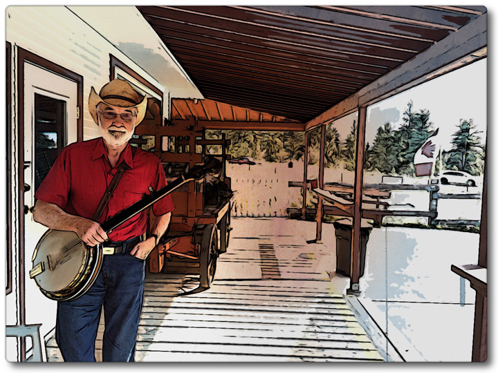 Banjo Man - fine art photography for licensing