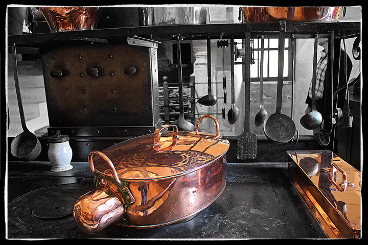 Medieval Kitchen at Ch�teau de Chenonceau - fine art photography for licensing