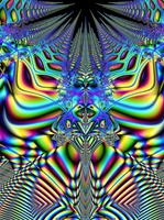 What this fractal lacks in subtlety, it makes up for in vibrant colorl! And its psychedelic feel and 