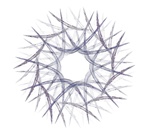 For some, this wreath of fractal twigs suggests a crown of thorns or other Christian icons. Others just see the stark bare branches and grey and white of winter.