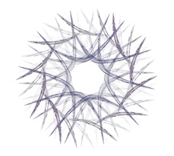 For some, this wreath of fractal twigs suggests a crown of thorns or other Christian icons. Others just see the stark bare branches and grey and white of winter.